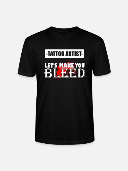 Tattoo Artist Ink tattoo artist tattoo artist Bleed - Stanley Stella CRAFTER unisex økologisk-T-shirt - sort