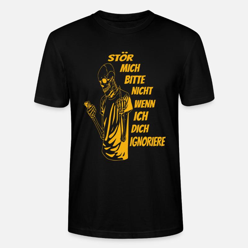 Bitte nicht Stören - Stanley/Stella Unisex Bio-T-Shirt CRAFTER - Schwarz