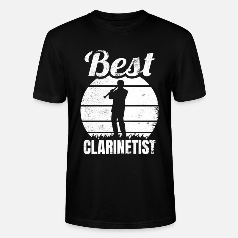 Bester Klarinettist - Stanley/Stella Unisex Bio-T-Shirt CRAFTER - Schwarz