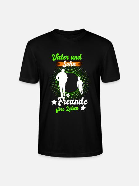 Vater und Sohn Freunde - Stanley/Stella Unisex Bio-T-Shirt CRAFTER - Schwarz