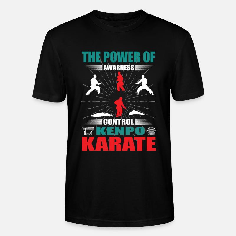 Kenpo Karate Zanshin Design - Stanley/Stella Unisex Bio-T-Shirt CRAFTER - Schwarz
