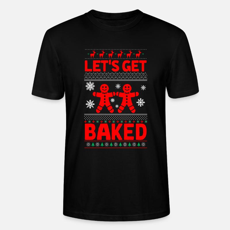 Lebkuchenmann | Lebkuchenmann - Stanley/Stella Unisex Bio-T-Shirt CRAFTER - Schwarz