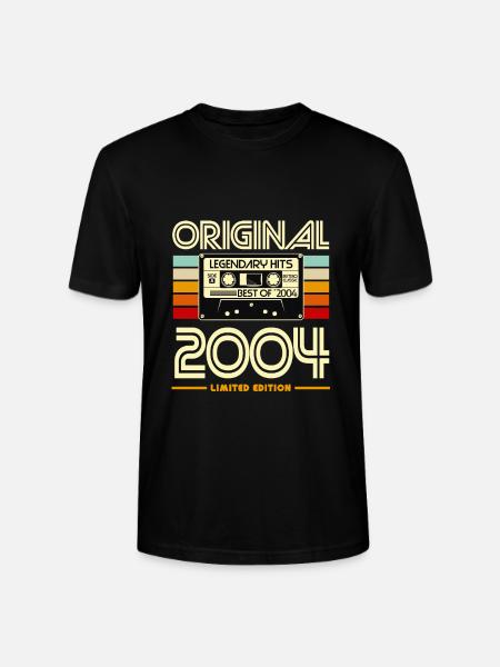 Original 2004 Limited Cassette - Stanley/Stella CRAFTER Unisex Organic T-Shirt - black
