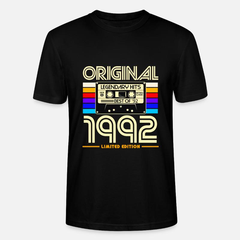 Original 1992 Legend Hits - T-shirt bio CRAFTER Stanley Stella Unisexe - noir