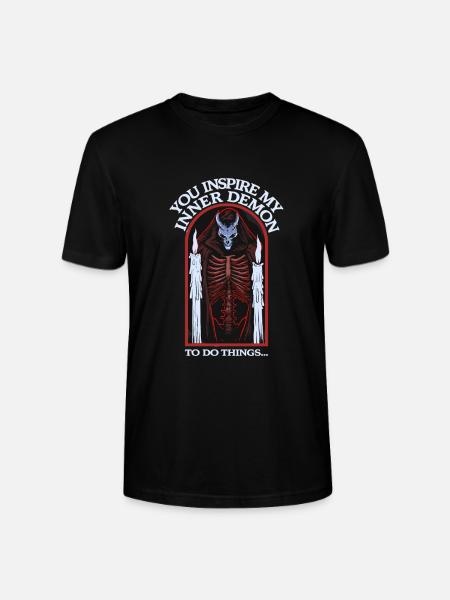 Inspre my demon - Stanley/Stella Unisex Bio-T-Shirt CRAFTER - Schwarz