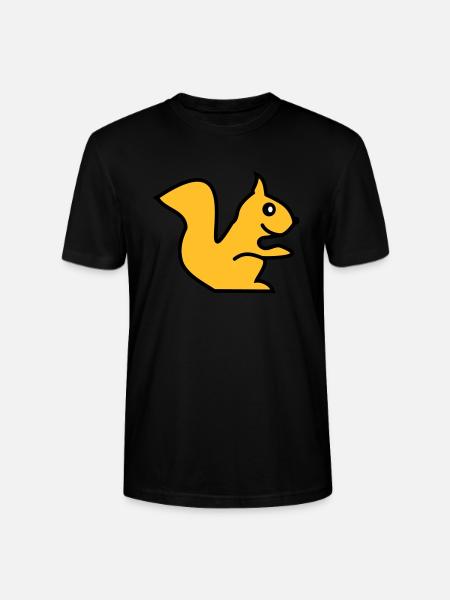 squirrel - T-shirt bio CRAFTER Stanley Stella Unisexe - noir