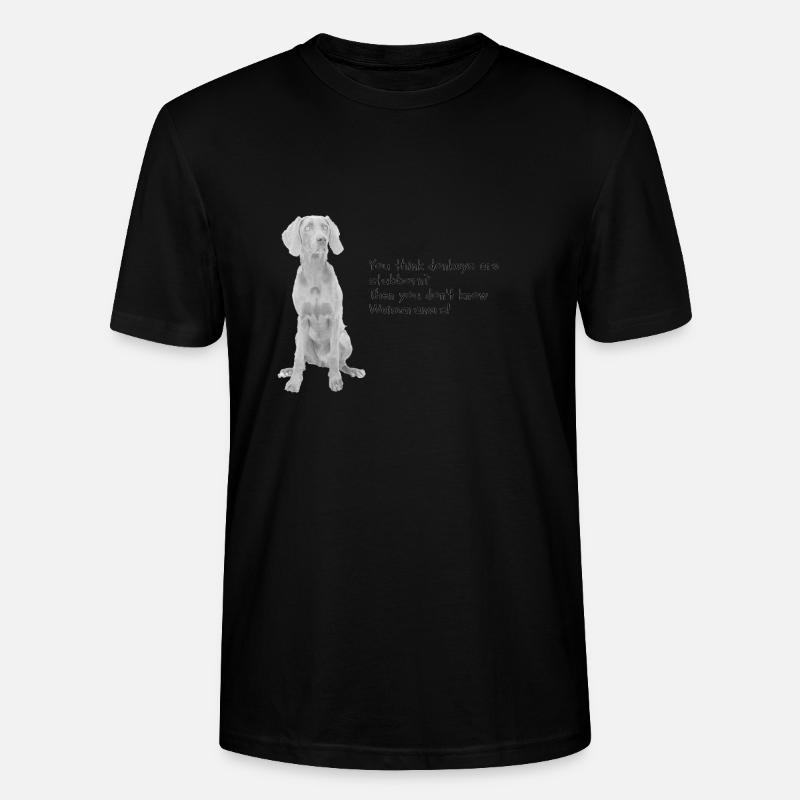 Weimaraner - T-shirt bio CRAFTER Stanley Stella Unisexe - noir