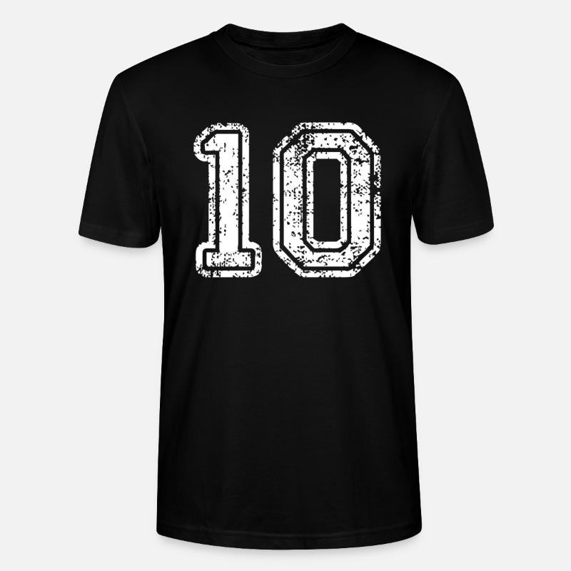 10 - Stanley/Stella Unisex Bio-T-Shirt CRAFTER - Schwarz