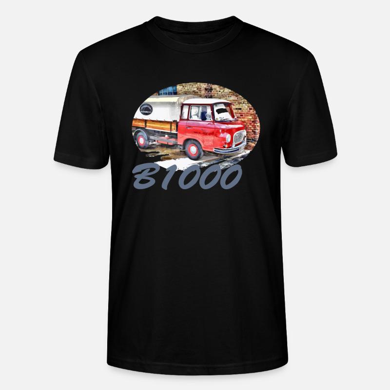 B1000 Pritsche Barkas - Stanley/Stella Unisex Bio-T-Shirt CRAFTER - Schwarz