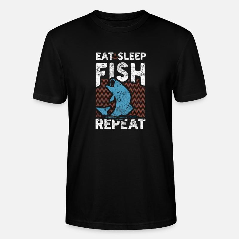 Pêche pêche - T-shirt bio CRAFTER Stanley Stella Unisexe - noir