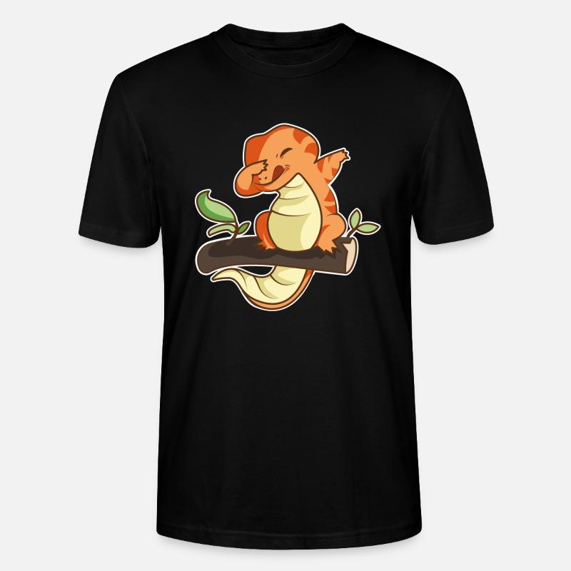 echse - Stanley/Stella Unisex Bio-T-Shirt CRAFTER - Schwarz
