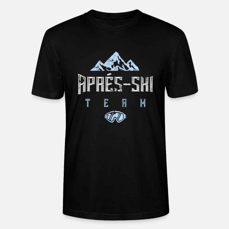 apres ski team - Stanley/Stella Unisex Bio-T-Shirt CRAFTER - Schwarz