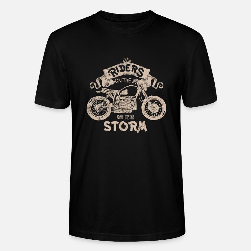 Devis de conduite de moto - T-shirt bio CRAFTER Stanley Stella Unisexe - noir