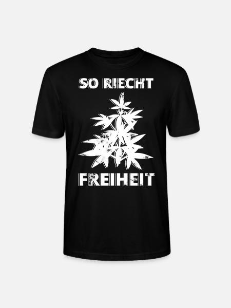 Cannabis Freiheit - Stanley/Stella Unisex Bio-T-Shirt CRAFTER - Schwarz