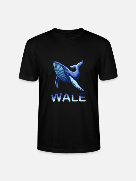 Blauer Wal - Stanley/Stella Unisex Bio-T-Shirt CRAFTER - Schwarz