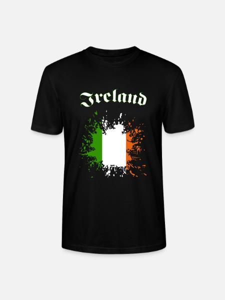 Ireland - Stanley/Stella Unisex Bio-T-Shirt CRAFTER - Schwarz