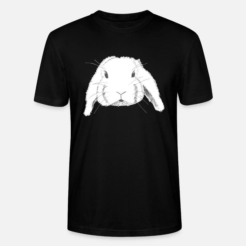Bélier lapin dessin - T-shirt bio CRAFTER Stanley Stella Unisexe - noir