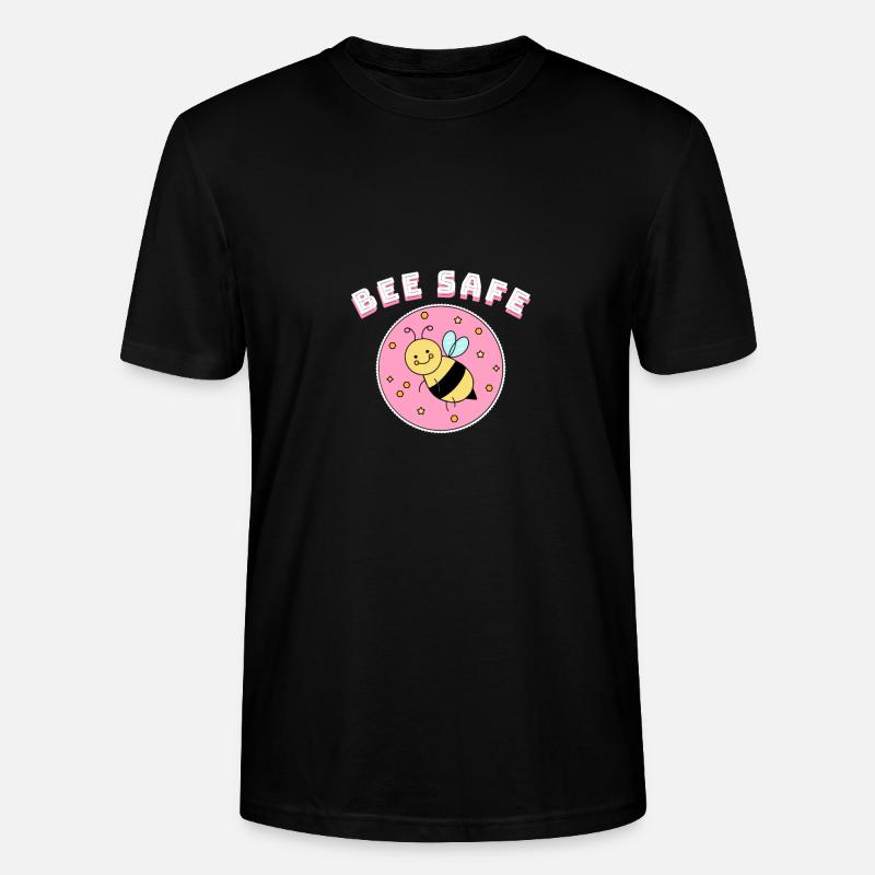 Bee Safe Biene - Stanley/Stella Unisex Bio-T-Shirt CRAFTER - Schwarz