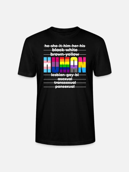 Humane - Stanley/Stella CRAFTER Unisex Organic T-Shirt - black