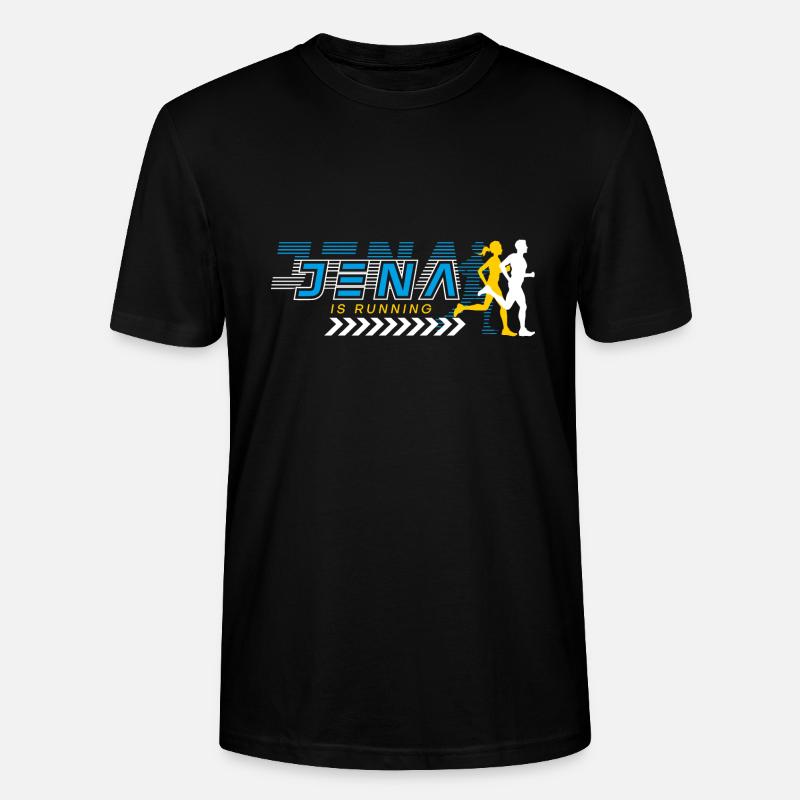 Jena est en course - T-shirt bio CRAFTER Stanley Stella Unisexe - noir