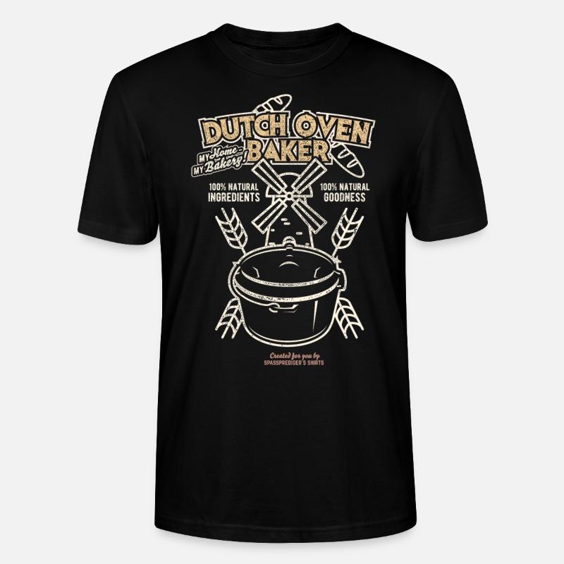 Dutch Oven Baker - Stanley/Stella Unisex Bio-T-Shirt CRAFTER - Schwarz