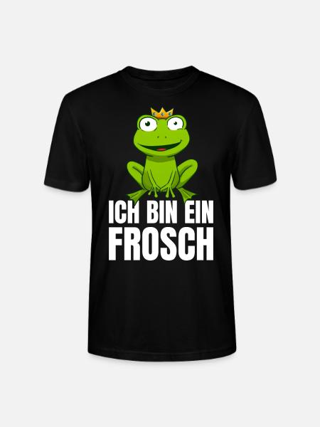 Ich Bin Ein Frosch - Stanley/Stella Unisex Bio-T-Shirt CRAFTER - Schwarz