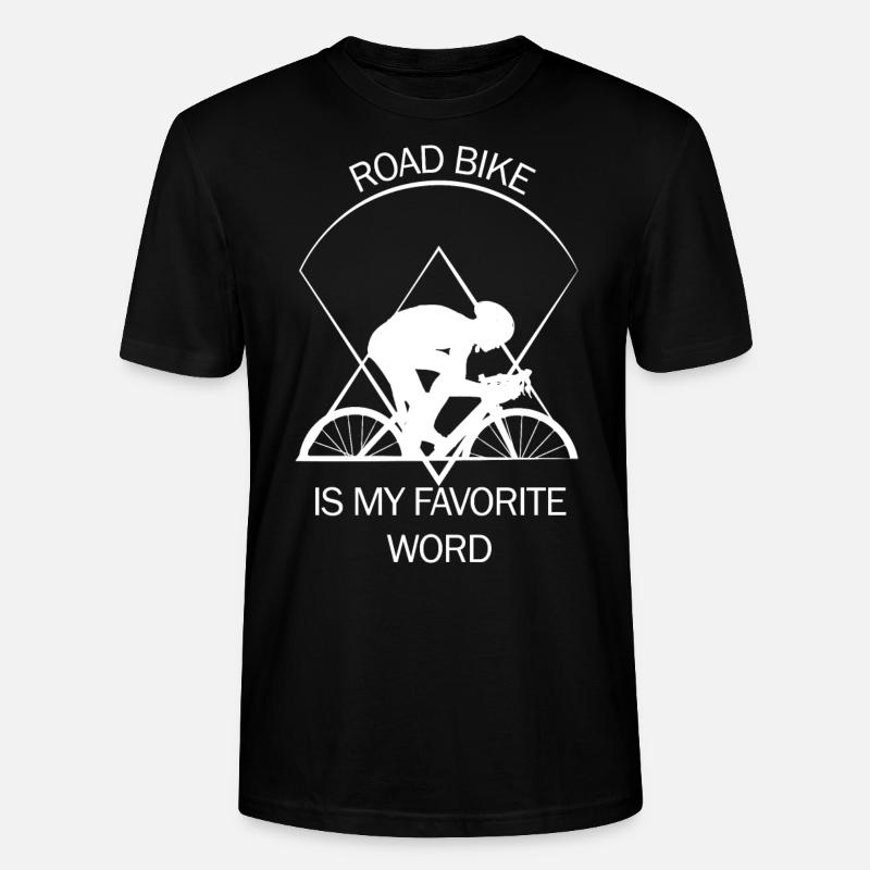 Rennrad - Stanley/Stella Unisex Bio-T-Shirt CRAFTER - Schwarz