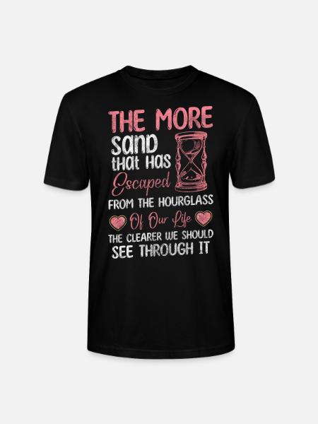 Hourglass Modern Countdown - Stanley/Stella CRAFTER Unisex Organic T-Shirt - black