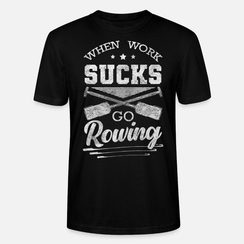 Rudern Steuermann Kayak - Stanley/Stella Unisex Bio-T-Shirt CRAFTER - Schwarz