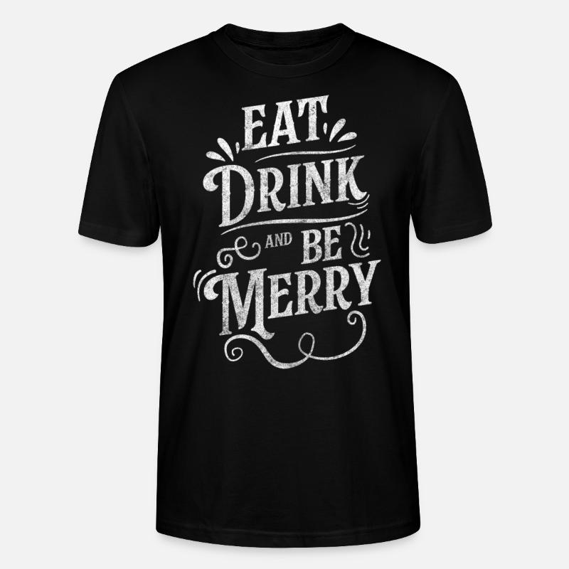 Nourriture Sélection d’hôtels - T-shirt bio CRAFTER Stanley Stella Unisexe - noir