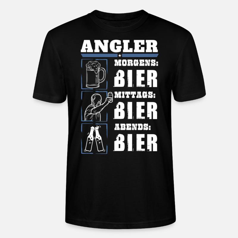 Mon quotidien de pêcheur - T-shirt bio CRAFTER Stanley Stella Unisexe - noir