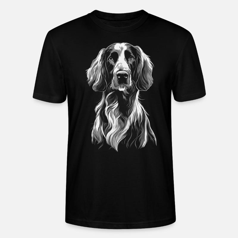Setter - T-shirt bio CRAFTER Stanley Stella Unisexe - noir
