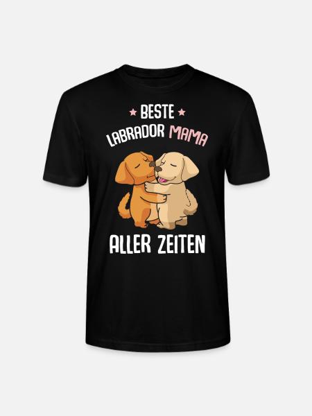 Beste Labrador Mama - Stanley/Stella Unisex Bio-T-Shirt CRAFTER - Schwarz