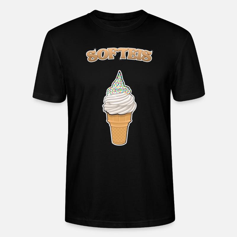 Softeis - Stanley/Stella Unisex Bio-T-Shirt CRAFTER - Schwarz