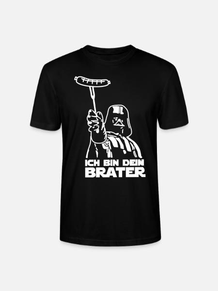 ich bin dein Brater - Stanley/Stella Unisex Bio-T-Shirt CRAFTER - Schwarz