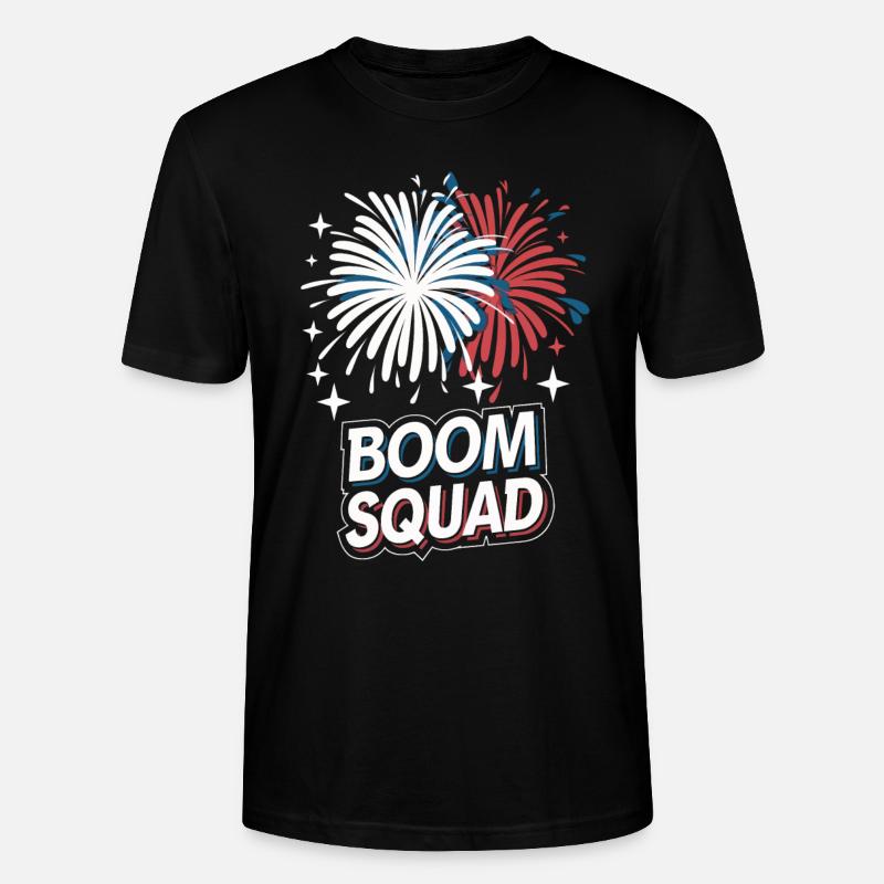 Pyrotechnie Feux d’artifice Pyrotechnie - T-shirt bio CRAFTER Stanley Stella Unisexe - noir