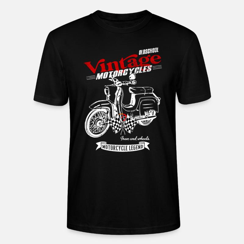 Simson Schwalbe RDA Cyclomoteur - T-shirt bio CRAFTER Stanley Stella Unisexe - noir