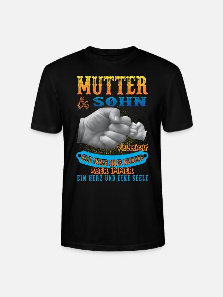 Mutter und sohn - Stanley/Stella Unisex Bio-T-Shirt CRAFTER - Schwarz