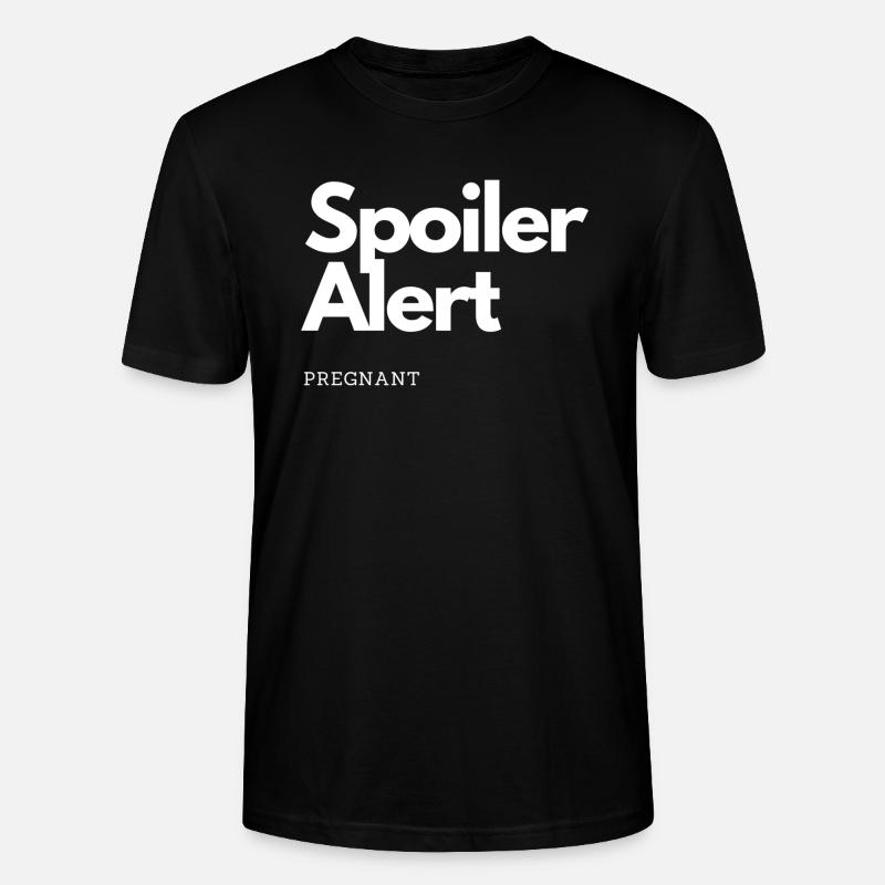 Spoiler Alert Conception enceinte - T-shirt bio CRAFTER Stanley Stella Unisexe - noir