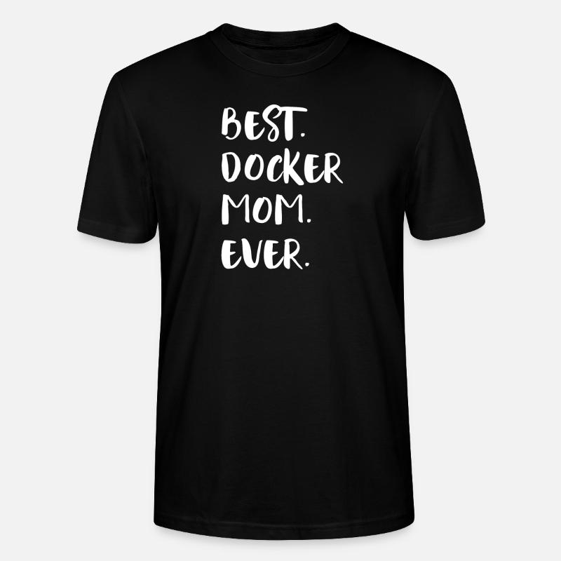 Docker - T-shirt bio CRAFTER Stanley Stella Unisexe - noir