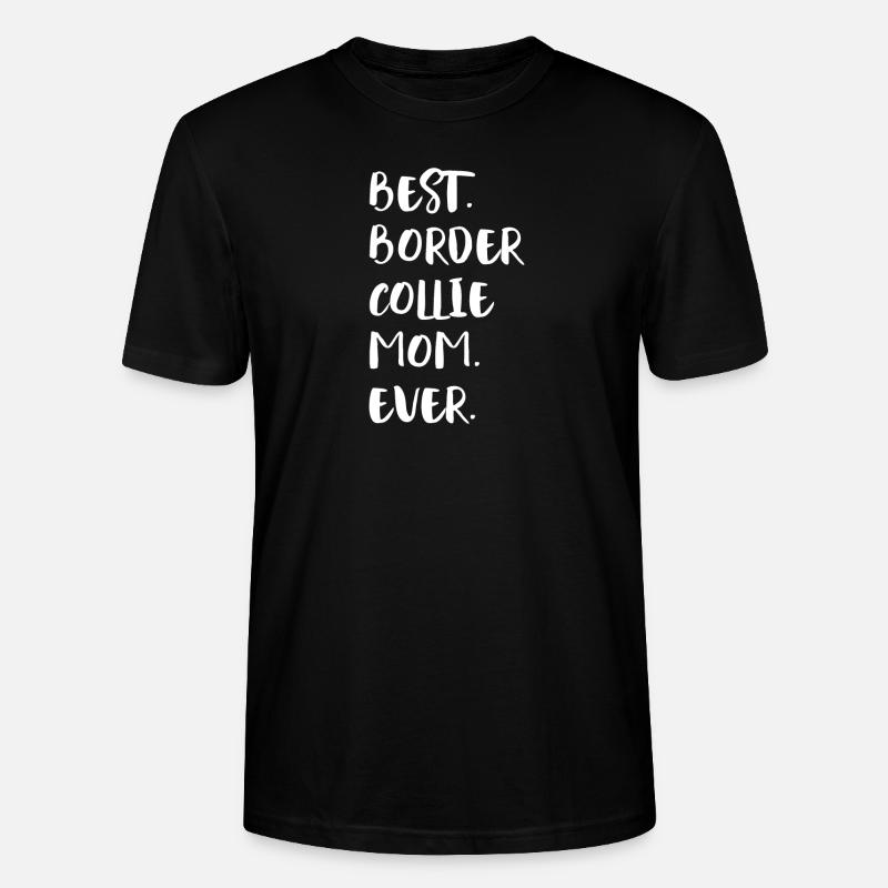 Border Collie - Stanley/Stella Unisex Bio-T-Shirt CRAFTER - Schwarz