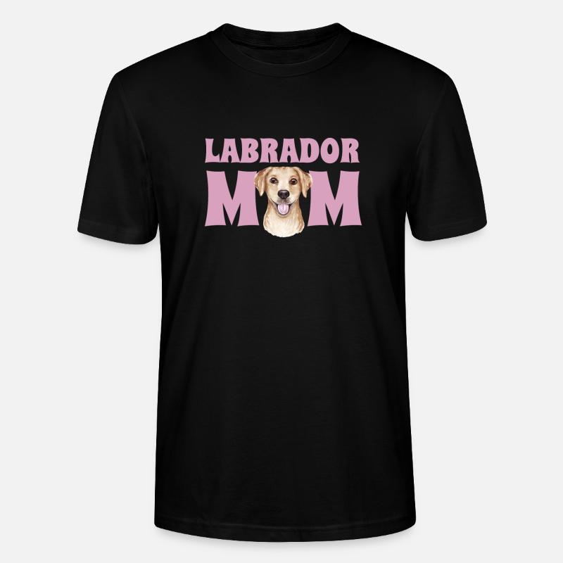 Labrador Mama - Stanley/Stella Unisex Bio-T-Shirt CRAFTER - Schwarz