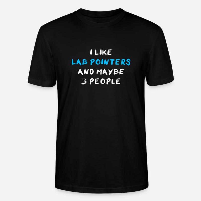 Lab Pointer - Stanley/Stella Unisex Bio-T-Shirt CRAFTER - Schwarz