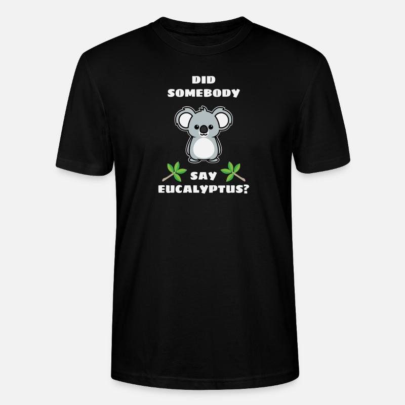 Koala - Stanley/Stella Unisex Bio-T-Shirt CRAFTER - Schwarz