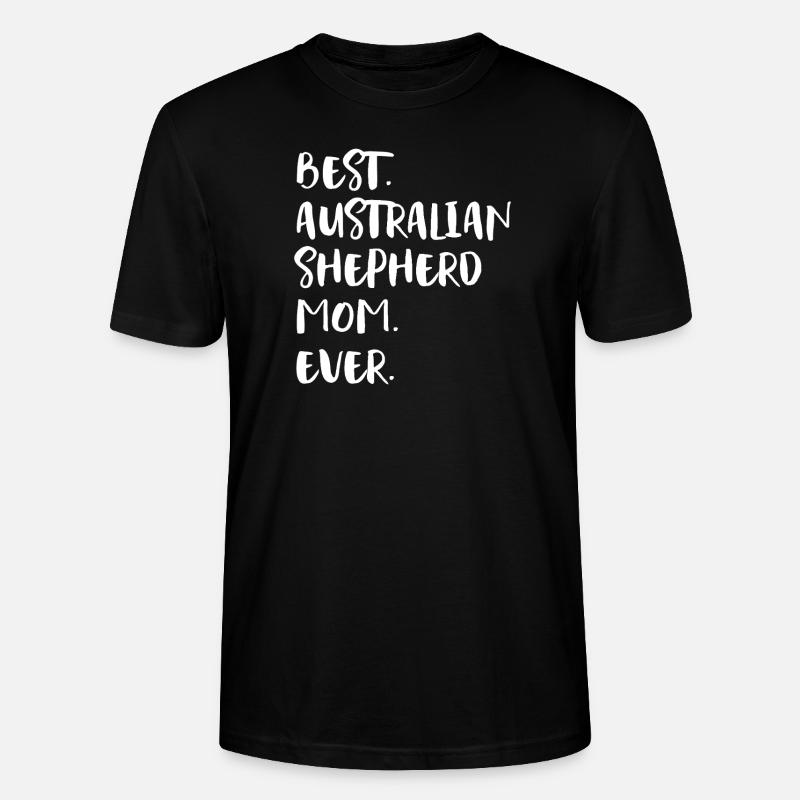 Australian Shepherd - Stanley/Stella Unisex Bio-T-Shirt CRAFTER - Schwarz