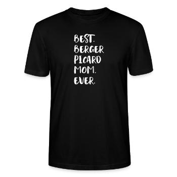 Berger Picard Berger de Picardie - Stanley/Stella Unisex Bio-T-Shirt CRAFTER - Schwarz - Vorne - Alina (178cm) & Michal (187cm)