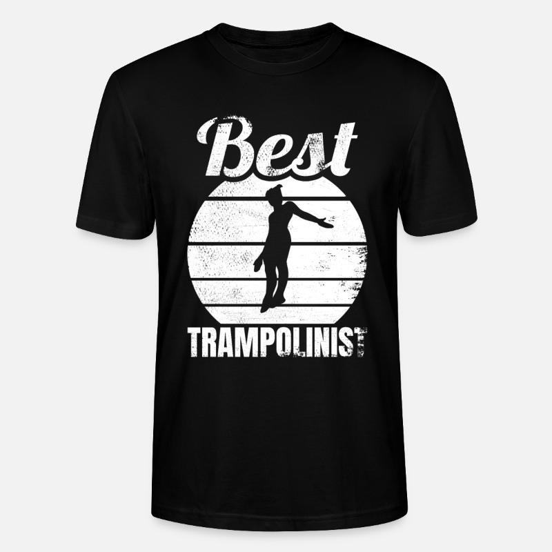 Drôle de pull trampoline - T-shirt bio CRAFTER Stanley Stella Unisexe - noir