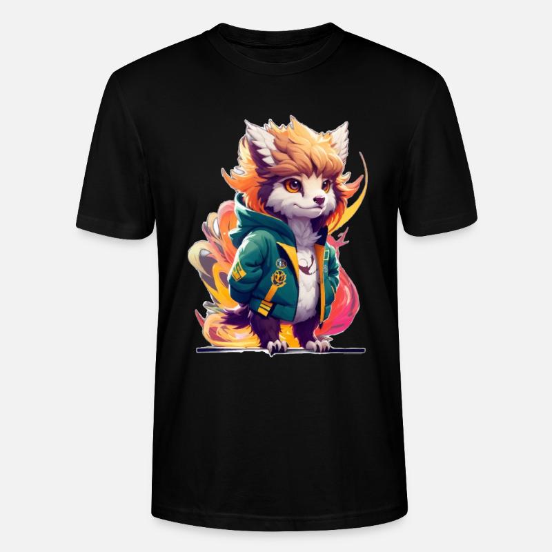 Griffon mignon et élégant - T-shirt bio CRAFTER Stanley Stella Unisexe - noir
