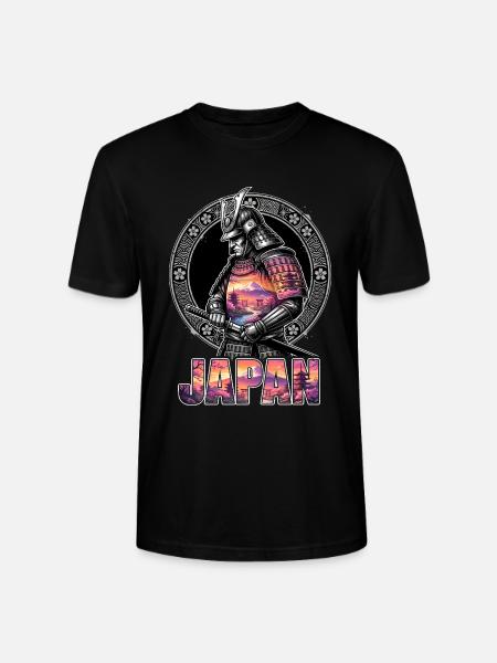 Japan Samurai Shogun Fuji - Stanley/Stella Unisex Bio-T-Shirt CRAFTER - Schwarz