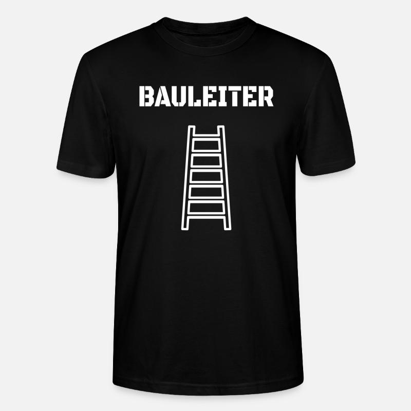 Bauarbeiter Maurer Handwerker Bauleiter - Stanley/Stella Unisex Bio-T-Shirt CRAFTER - Schwarz